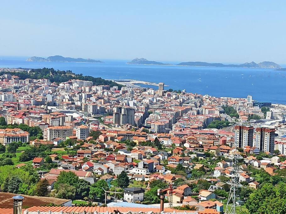 فيلا Acogedora Casa Con Vistas Panoramicas De فيجو المظهر الخارجي الصورة